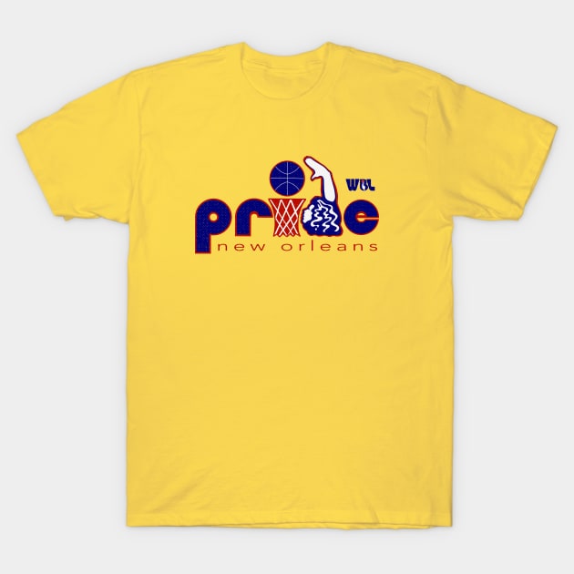 Defunct New Orleans Pride WBL Basketball 1979 T-Shirt by LocalZonly